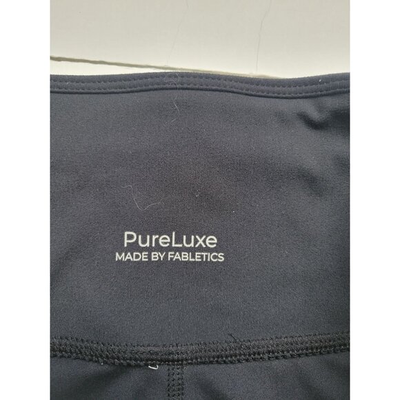 Fabletics Black PureLuxe CrissCross Leggings Size M Active Wear Gym Workout Yoga - Picture 4 of 8